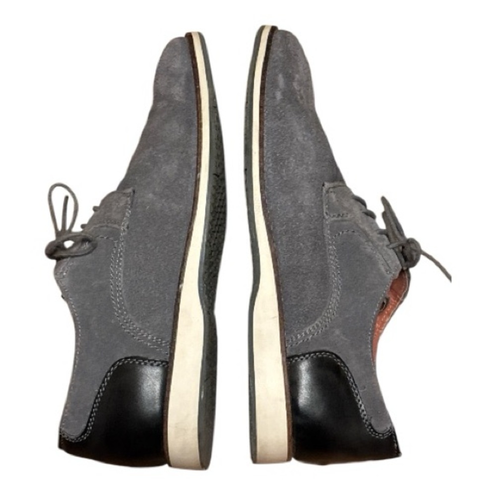 STEVE MADDEN Gray Suede Men's Shoes - Picture 6 of 9